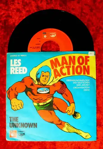 Single Les Reed: Man of Action (Kennmelodie der deutschen DJ-Organisation)