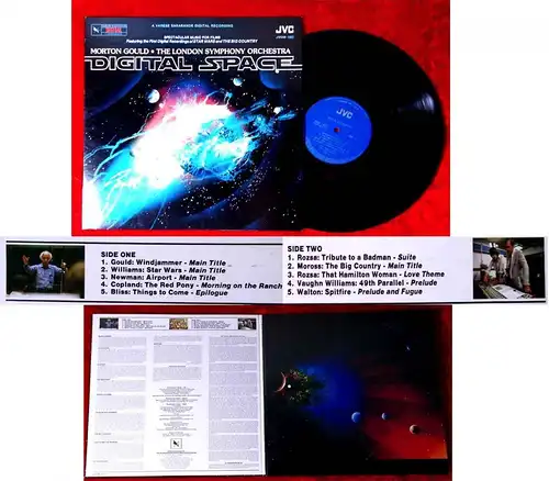 LP Morton Gould & London Symphony Orchestra: Digital Space (JVC JVDM-1002) Japan