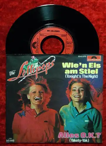 Single Lollipops: Wie´n Eis am Stiel (Polydor 2042 270) D 1981