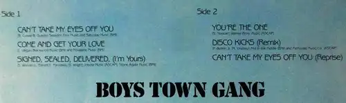 LP Boys Town Gang: Disc Charge (Ramshorn 204 806-320) NL 1982 Half SpeedMastered