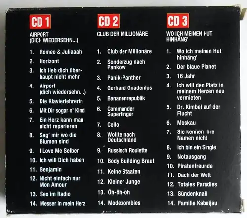 3 CD Box Udo Lindenberg: The Collection (Spectrum)
