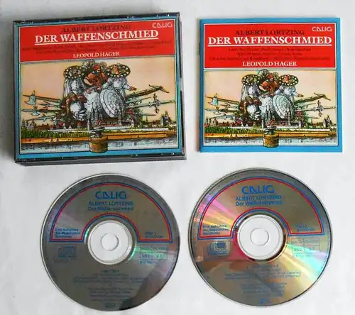 2 CD Box Lortzing: Der Waffenschmied - Leopold Hager (Calig) 1995