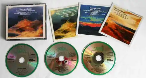 3 CD Box Hermann Goetz: Orchestral Works & Concertos (CPO) 2002