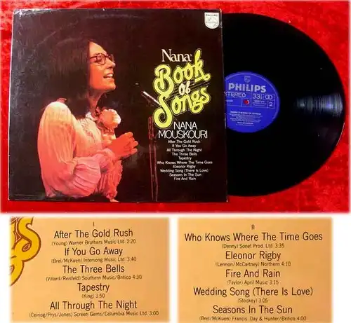 LP Nana Mouskouri Book of Songs
