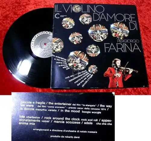 LP Piergiorgio Farina: Il Violino d'amore di....