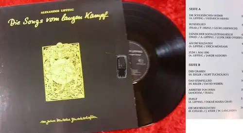 LP Songs vom langen Kampf 100 Jahre Gewerkschaften