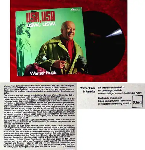LP Werner Finck: USA, USA, usw.,usw. (Polydor 237 822) D