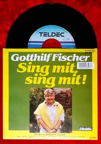 Single Gotthilf Fischer: Sing mit, sing mit! (Teldec 615152 AC) D 1988