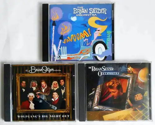 3 CD´s Brian Setzer Orchestra  - Sammlung -