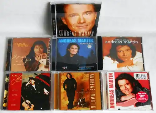 7 CD´s Andreas Martin  - Sammlung -