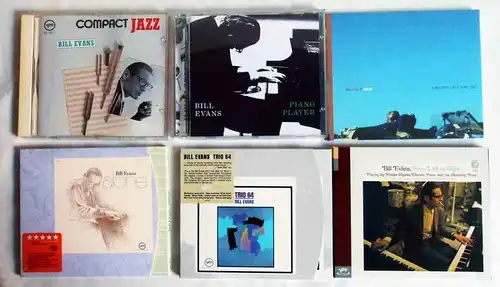 6 CD´s  Bill Evans  - Sammlung -