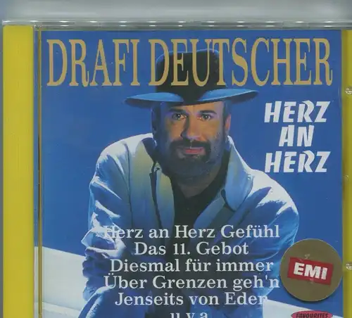 CD Drafi Deutscher: Herz an Herz (EMI) 1991
