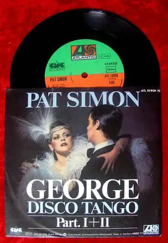 Single Pat Simon George Disco Tango Part 1+ 2 1977