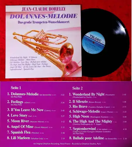 LP Jean Claude Borelly: Dolannes Melodie - Wunschkonzert - (Teldec 625638 AS) D