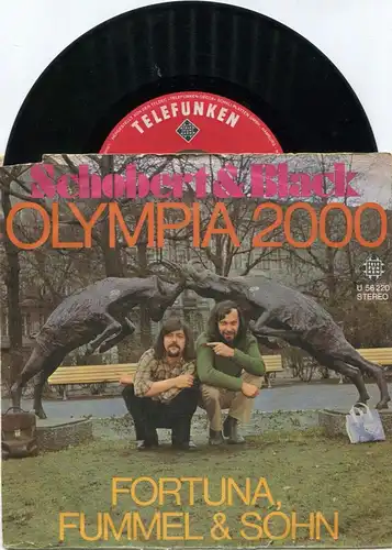 Single Schobert & Black: Olympia 2000 (Telefunken U 56 220) D 1972
