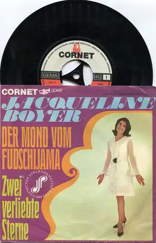 Single Jacqueline Boyer: Der Mond vom Fudschijama (Cornet 3068) D 1968