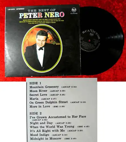 LP Peter Nero: The Best of Peter Nero (RCA LSP-2978 Stereo) D 1964