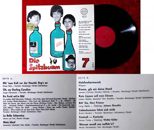 LP Die Spitzbuam 7 incl Beatles Parodie (Amadeo AVRS 9152) A 1964