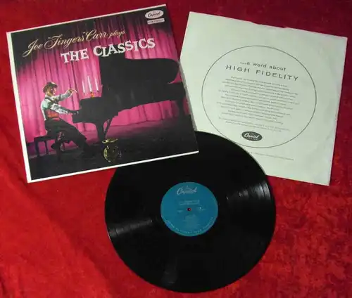 LP Joe Fingers Carr: Plays The Classics (Capitol T 649) US