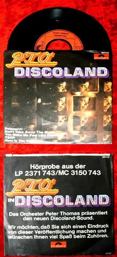 Single P.T.O. Peter Thomas Orchestra: Discoland (Polydor 2801 021) D 1977
