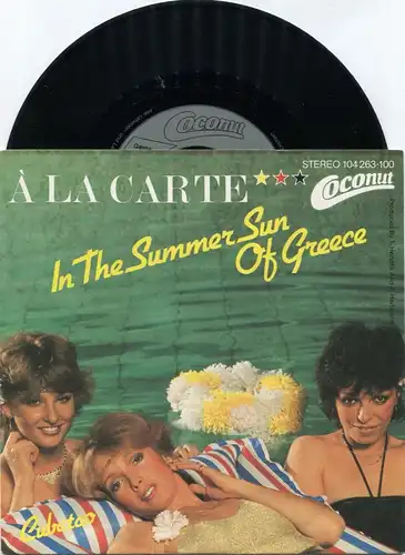 Single A La Carte: In The Summer Of Greece (Coconut 104 263-100) D 1982