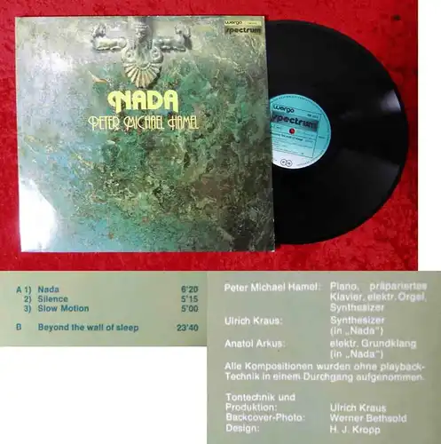LP Peter Michael Hamel: Nada  (KWergo SM 1013) D 1977