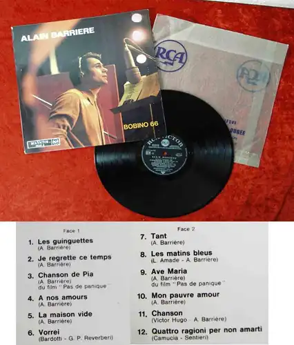 LP Alain Barriere: Bobino 66 (RCA Victor 431 011 S) >Frankreich