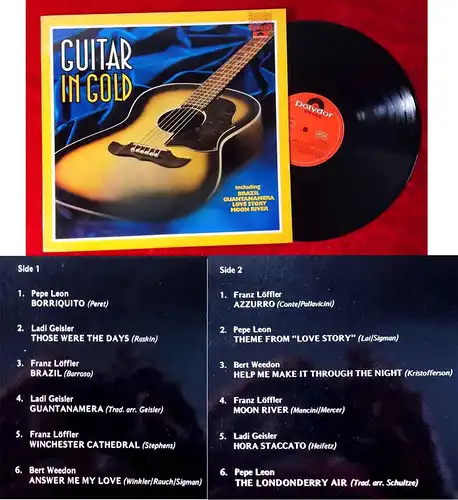 LP Guitar in Gold (Polydor Special 2482 345) UK