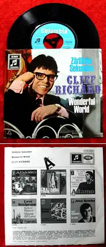 Single Cliff Richard: Zärtliche Sekunden / Wonderful World /Columbia C 006-28032