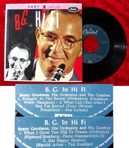 EP Benny Goodman: B.G. in HiFi Part 2