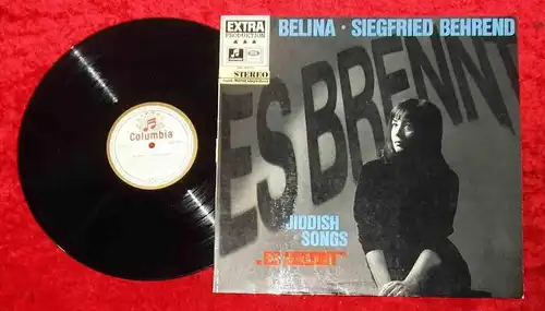 LP Belina & Siegfried Behrend: Es brennt - Jiddish Songs (Columbia SMC 83 715) D