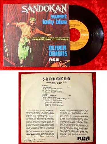 Single Oliver Onions: Sandokan (Spanien 1976)