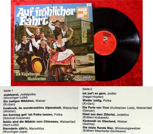 LP Kugelberger Musikanten: Auf fröhlicher Fahrt