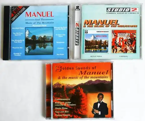 4 CD´s  Manuel & Music of the Mountains   - Sammlung -