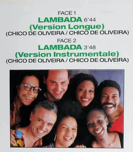 Maxi Kaoma: Lambada (CBS 655011 6) NL 1989