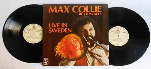 2LP Max Collie Rhythm Aces Live in Sweden (Sweet Folk 108) Signiert UK 1979