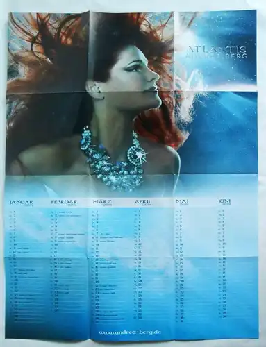 2CD + Bonus DVD Andrea Berg: Atlantis - Postercover - (Sony) 2013