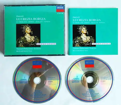 2CD Box Donizetti: Lucrezia Borgia - Joan Sutherland - (Decca) 1999