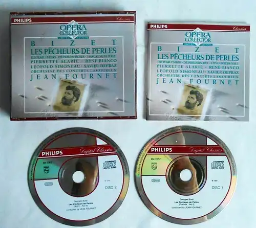 2CD Box Bizet: Les Pecheurs de Perles - Jean Fournet - (Philips) 1993