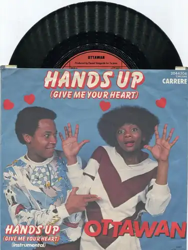 Single Ottawan: Hands Up (Carrere 2044 204) D 1981