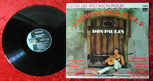 LP Don Paulin: Lieder der Welt (Sunset SLS 50 121 Z) D