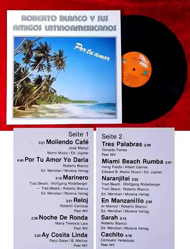 LP Roberto Blanco Y Sus Amigos Latinoamericanos: Por Tu Amor (Jupiter 625919 AP)