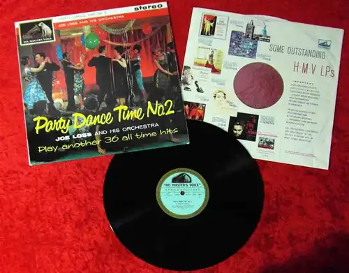 LP Joe Loss: Party Dance Time No. 2 (HMV CSD 1383 Stereo) UK 1967
