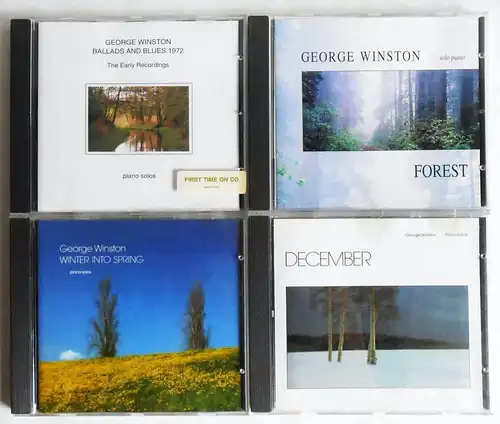 4 CD´s  George Winston  - Sammlung -