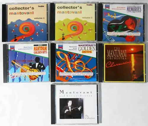 7 CD´s Mantovani  - Sammlung -