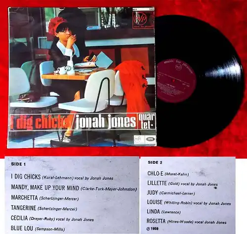 LP Jonah Jones Quartet: Dig Chicks (MfP 1035) UK 1959
