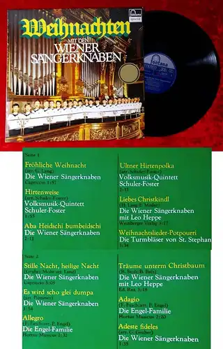 LP Wiener Sängerknaben: Weihnachten mit den... (Fontana 6464 006) D