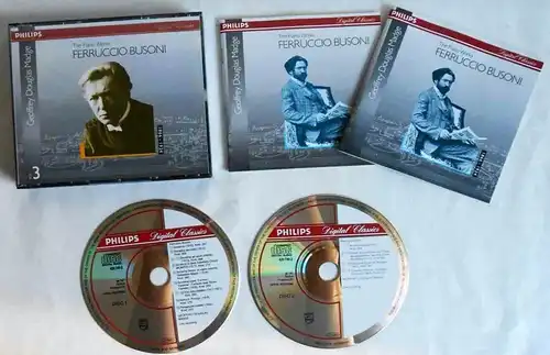 2 CD Box Feruccio Busoni - The Major Piano Works 3 (Philips) 1987