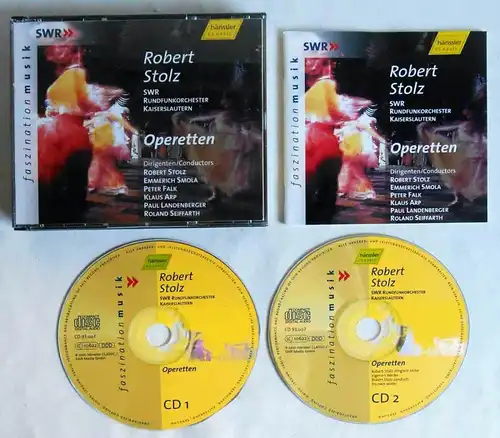 2 CD Box Robert Stolz - Operetten SWR Rundfunkorchester Kaiserslautern...