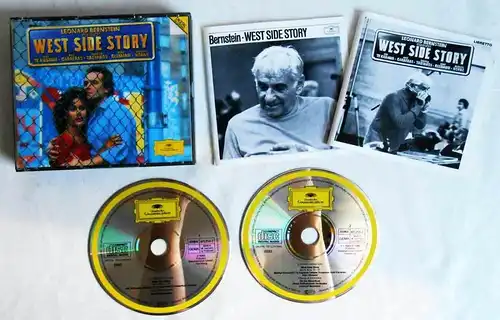 2 CD Box West Side Story - Leonard Bernstein Kiri Te Kanawa Jose Carreras (DGG)